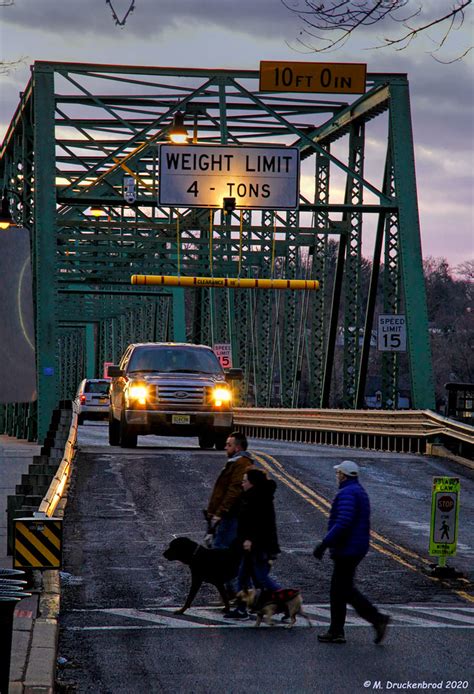 New Hope Lambertville Bridge Lambertville New Jersey A Photo On