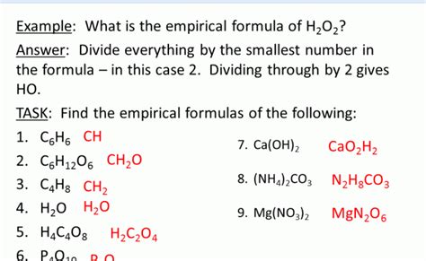 Calculating Molecular Formula From Empirical Formula Otosection