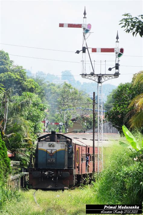 W3 673 On Matale Bound Passenger Train No 2019 Kandy Mata Flickr