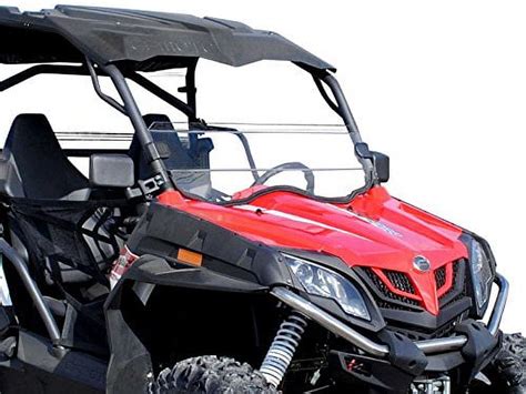 SuperATV Scratch Resistant Half UTV Windshield For CFMOTO ZForce 800 EX