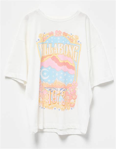 BILLABONG Believe In Magic Girls Tee WHITE Tillys Preppy Summer