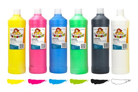 Gouaches 10 DOIGTS 1 Litre Ultra Lavable Gouaches 10 DOIGTS 10 Doigts