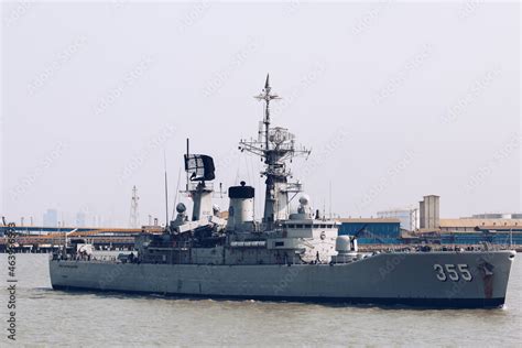 The Indonesian Navy Sail KRI KRI ABDUL HALIM PERDANAKUSUMA 355 Frigate