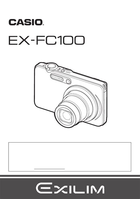 Handleiding Casio Exilim EX FC100 Pagina 1 Van 191 Deutsch