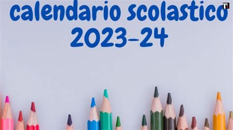 Calendario Scolastico 2023 24 Montessori Santa Croce