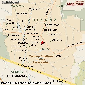 Where Is Santa Rosa Arizona See Regional Map More