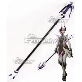 Overwatch OW Imp Skin Mercy Staff Cosplay Weapon Prop