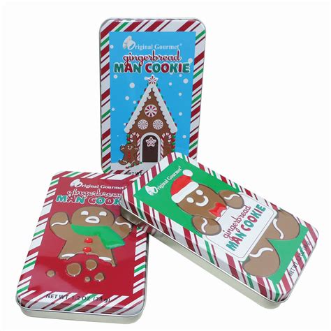 Original Gourmet Single Serve Gingerbread Cookie Tin 12 Oz