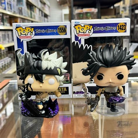 Funko Pop Anime Black Clover Yami Black Asta Gitd Exclusive Vinyl