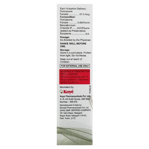 Spiroflut Mcg Nasal Spray Md Price Uses Side Effects Netmeds