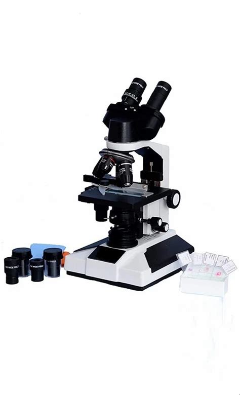 Aluminium Research Binocular Microscope Halogen 40x At 20000 In