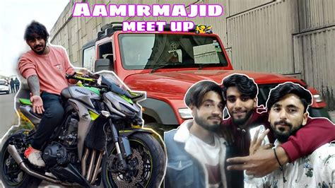 Aamirmajid Meet Up Police👮 Aagye Aalyanvlogs1299🏍 Youtube