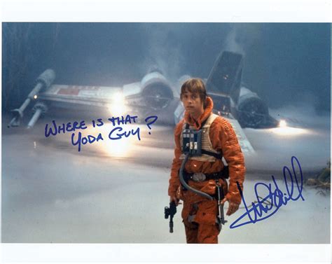 Lot Detail Star Wars Mark Hamill Signed 10” X 8” Photo With Great