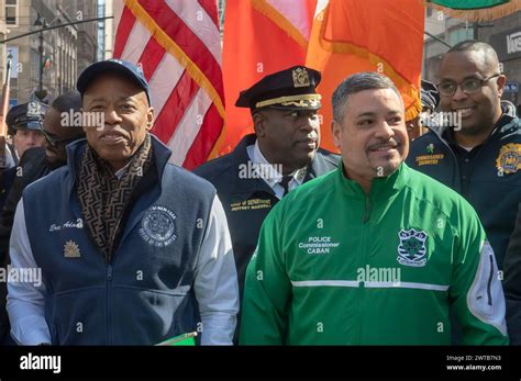 New York United States 16th Mar 2024 New York New York March 16 L R New York City