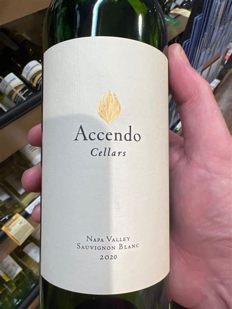 2020 Accendo Cellars Sauvignon Blanc Usa California Napa Valley