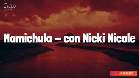 Trueno Mamichula Con Nicki Nicole Lyrics Letra YouTube