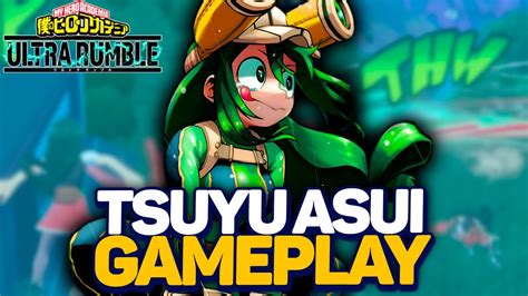 Tsuyu Asui Gameplay Completa Ptbr My Hero Ultra Rumble Open Beta