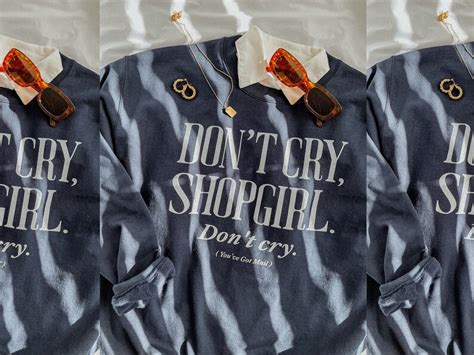Don’t Cry Shopgirl Sweatshirt | Vintage Style Sweatshirt | Cute ...