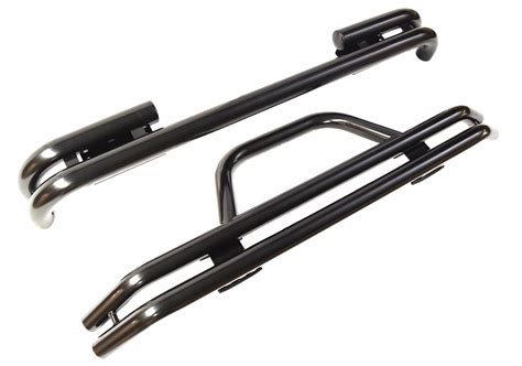 Jeep TJ Wrangler Black Steel Bumper Bull Bars Front & Rear 1996-2007