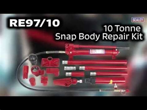 Sealey Re Tonne Snap Body Repair Kit Youtube