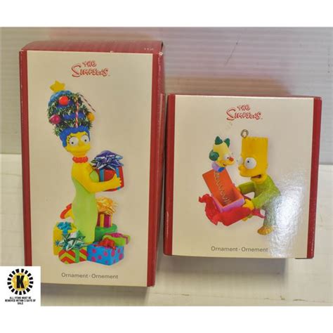 THE SIMPSONS CHRISTMAS ORNAMENTS