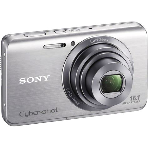 Sony Cyber Shot DSC W650 Digital Camera Silver DSCW650 B H