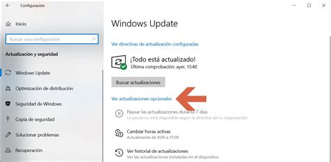 Windows Deber As Instalar Las Actualizaciones Opcionales De