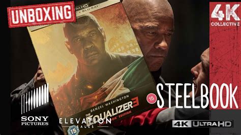 The Equalizer K Ultrahd Blu Ray Steelbook Unboxing Youtube