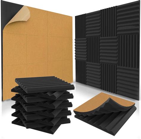 Amazon 52 Pack Acoustic Panels 1 X 12 X 12 Inches Acoustic Foam