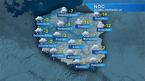 Pogoda na jutro sobota 6 01 Święto Trzech Króli TVN Meteo