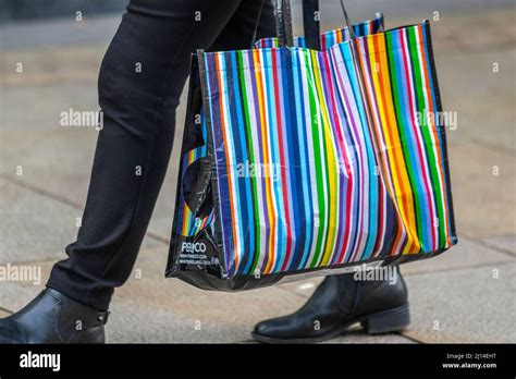 Shoppers With Poundland Bags Hi Res Stock Photography And Images Alamy