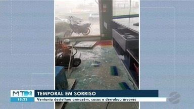 MTTV 2ª Edição Cuiabá Temporal em Sorriso destalha casa empresas e