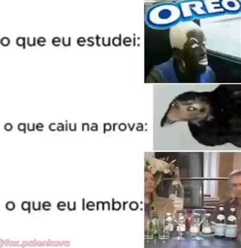 O Que Eu Estudei O Que Caiu Na Prova O Que Eu Lembro Ifunny Brazil