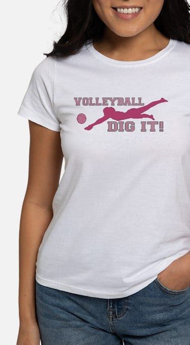 Dig Pink Volleyball T Shirts, Shirts & Tees | Custom Dig Pink ...