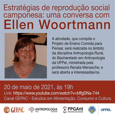 Coordena O De Comunica O Social Aula Aberta Ellen Woortmann