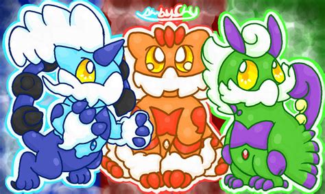 Landorus,Thundurus and Tornadus(Therian form) by AmbyChi on DeviantArt