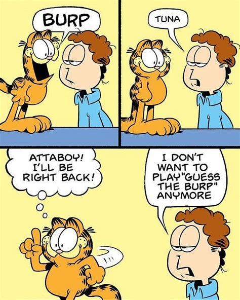 Garfield's owner and his ability to understand the cat