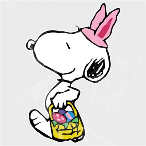 Snoopy Easters Clip Art Library