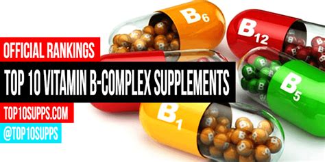 Best Vitamin B Complex Supplements To Consider Top 10 Brands