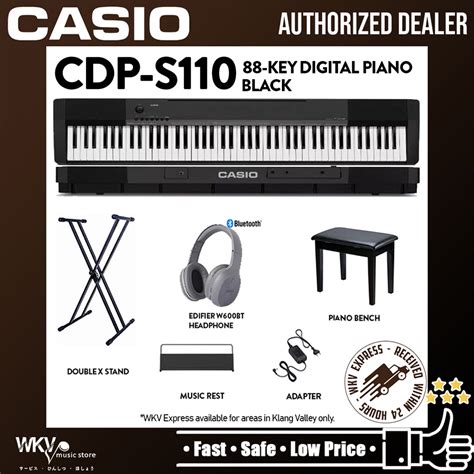 Casio Cdp S Digital Piano Musician Package White Cdps Cdp