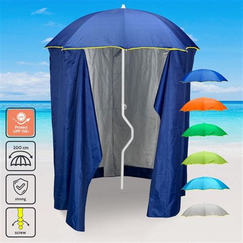 Parasol De Plage L Ger Visser Tente Protection Uv Girafacile Cm