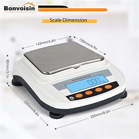 Bonvoisin Lab Scale Rechargeable Electronic Balance Gx G