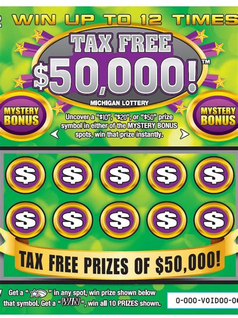 New 'tax free' Michigan lottery tickets on sale today