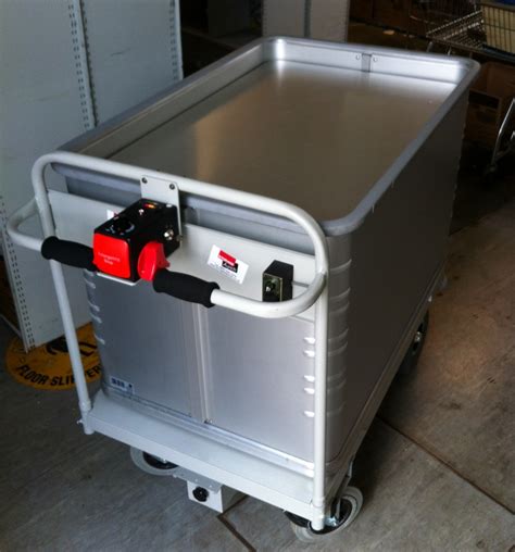 Medical Records Sprung Base Electric Trolley Storage Aspects