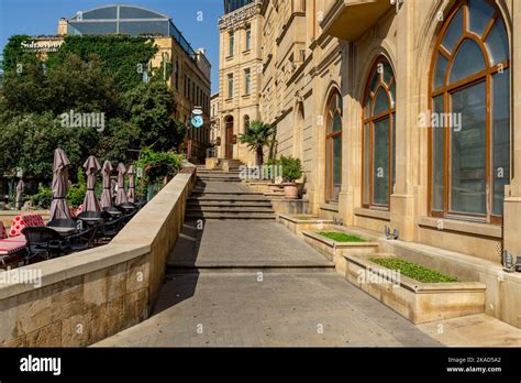 Old City in Baku. Traditional Medieval Architecture. Baku, Republic of ...