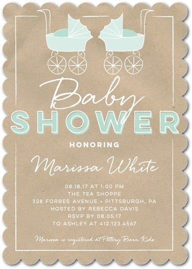 The Best Twins Baby Shower Invites | Twiniversity #1 Parenting Twins Site