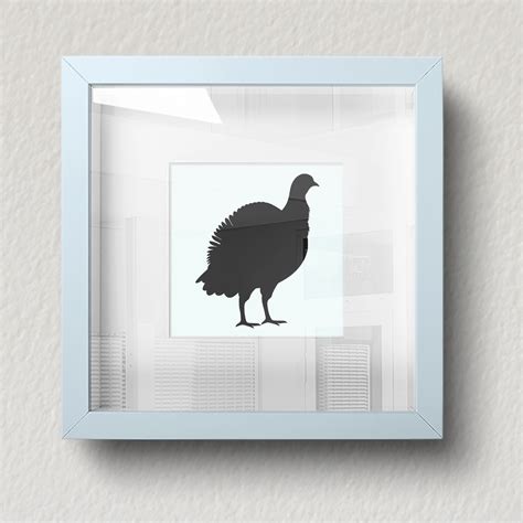 Wild Turkey Silhouette - SVG, PNG, DXF Instant Download Image for ...