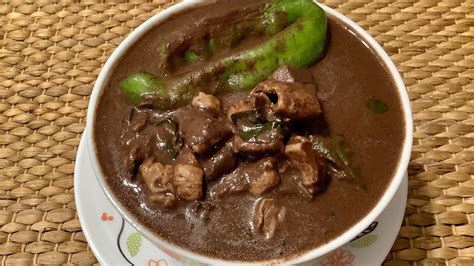 Dinuguan Bisaya Style Dinuguan Laman Loob Nang Baboy Pork Blood Stew