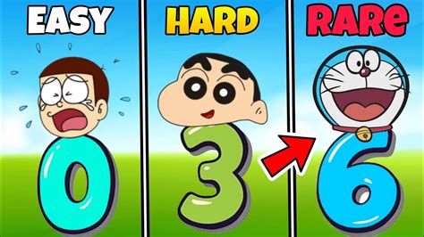 Shinchan And Nobita Play Noob Vs Pro Vs Hacker In Number Run D