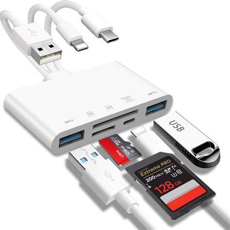 Lecteur De Carte M Moire En Adaptateur Otg Pour Iphone Ipad